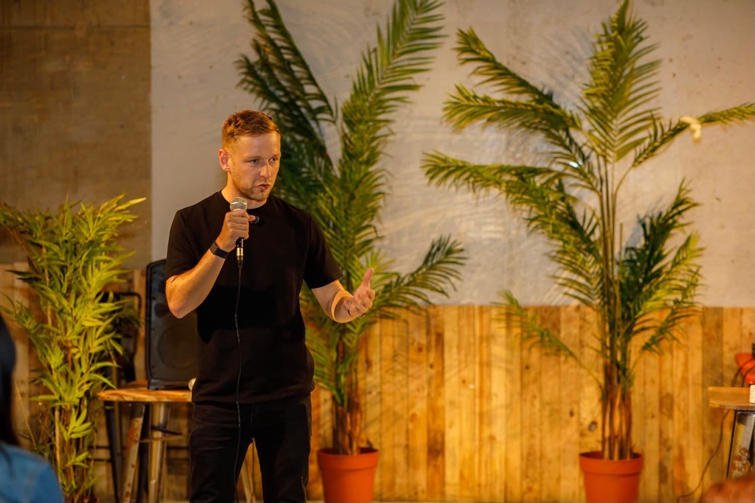 Brent Ford, founder of KN Capital, speaking at an event